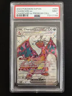 Charizard ex 056 Sv: Scarlet & Violet Promo Cards Holo PSA 9 - Image 1