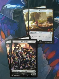 Orc Army 0005 / Food 0010 Token x 4 | 7% Off 2+ | UB: LOTR | NM | MTG - Image 1