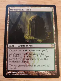 Overgrown Tomb - 243/274 (Return to Ravnica) - Near Mint NM - Rare - Image 1