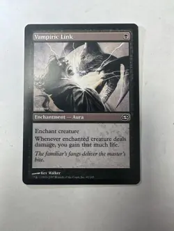 Vampiric Link LP Planar Chaos Regular Magic The Gathering Mtg Lightly Played - Image 1