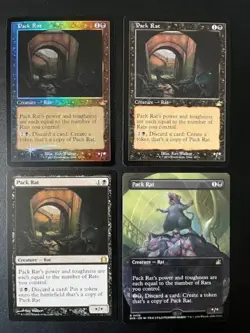 MTG- Pack Rat x4 (One is FOIL) - Image 1