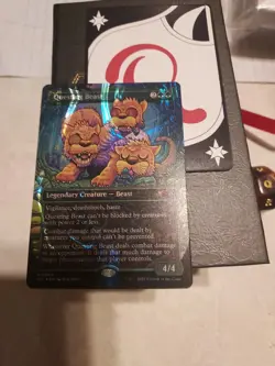 Questing Beast HALO Foil Secret Lair MTG Encyclopedia of Magic - Image 1