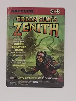 Green Sun's Zenith (Showcase) - Special Guests -Magic: The Gathering - MTG - NM - Image 1