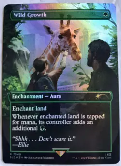 MTG Wild Growth, Foil, NM/Unplayed, Secret Lair Drop The Last of Us (SLD TLOU) - Image 1
