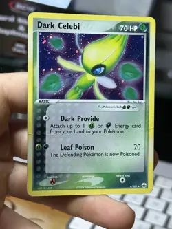 Dark Celebi 4/101 EX Hidden Legends 2004 Holo Rare Pokemon Card TCG - Image 5