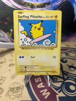Pokemon TCG Surfing Pikachu XY Evolutions 111/108 Regular Secret Rare - Image 1