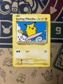 Pokemon TCG Surfing Pikachu XY Evolutions 111/108 Regular Secret Rare - Image 3