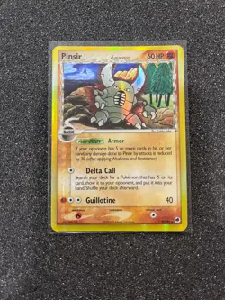 Pinsir 9/101, Delta Species EX Dragon Frontiers, 2006 Holo Rare Pokemon, MP - Image 1