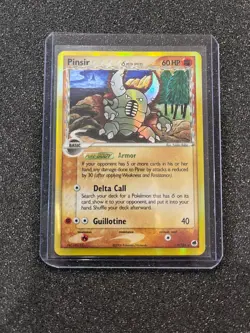 Pinsir 9/101, Delta Species EX Dragon Frontiers, 2006 Holo Rare Pokemon, MP - Image 3