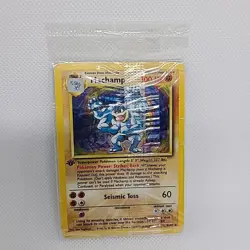 Sealed Pokemon TCG WOTC Base Set 1st Edition Machamp 8/102 Holo Rare. NM 🔥 - Image 1
