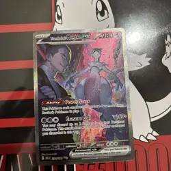 Pokemon TCG Team Rockets Mewtwo EX 231/182 Full Art English Edition - Image 1