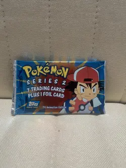 2000 Topps Pokemon TV Animation Series 2 Sealed Pack - Image 1