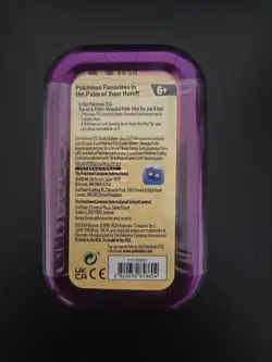 Pokemon Shrouded Fable Munkidori Mini Tin TCG Scarlet Violet Booster Pack Sealed - Image 3