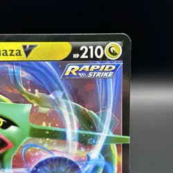 Rayquaza V 100/159 Crown Zenith (CRZ) Ultra Rare Full Art Holo Near Mint Pokemon - Image 4