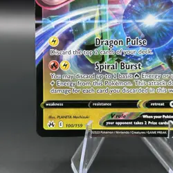 Rayquaza V 100/159 Crown Zenith (CRZ) Ultra Rare Full Art Holo Near Mint Pokemon - Image 5