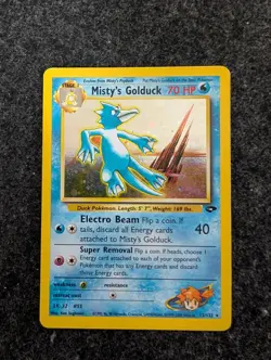 Misty's Golduck 12/132 Gym Challenge Holo Rare LP Vintage WOTC - Pokemon TCG - Image 1