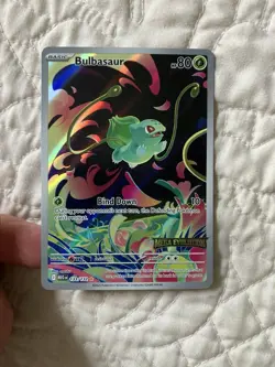 Pokemon TCG Mega Evolution Bulbasaur 133/132 Stamped Enhanced Booster MINTY!😊 - Image 1