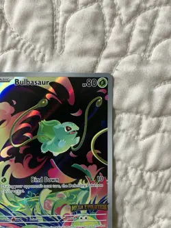 Pokemon TCG Mega Evolution Bulbasaur 133/132 Stamped Enhanced Booster MINTY!😊 - Image 3