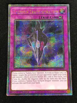 Yugioh Tachyon Transmigration RA04-EN220 1st Quarter Century (NM) - Image 1