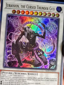 Yu-Gi-Oh! Juraishin, The Cursed Thunder God #ALIN-EN043 Ultra Rare 1st Ed (NM) - Image 4