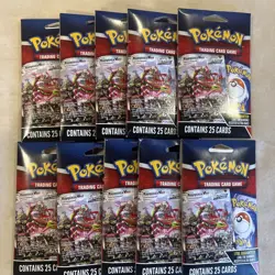 Lot of 10 Pokemon TCG 25 Card Packs Pack with 1 Foil Card NEW Guaranteed Sealed - Image 1