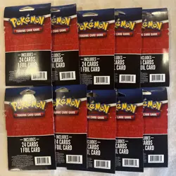Lot of 10 Pokemon TCG 25 Card Packs Pack with 1 Foil Card NEW Guaranteed Sealed - Image 2