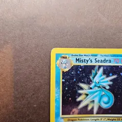 Misty's Seadra 9/132 Pokemon Gym Heroes Holo Rare Card - HP - Image 2