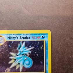 Misty's Seadra 9/132 Pokemon Gym Heroes Holo Rare Card - HP - Image 3