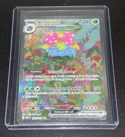Pokemon Card Scarlet & Violet 151 Venusaur EX Full Art SIR 198/165 - Image 1