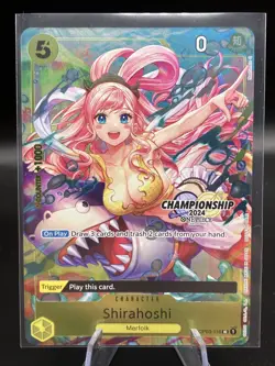 One Piece Card Game TCG - Shirahoshi (OP03-116) - CHAMPIONSHIP 2024 - Image 1