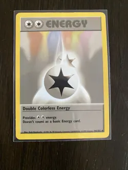 Pokemon Double Colorless Energy Card 96/102 -LP - Image 1