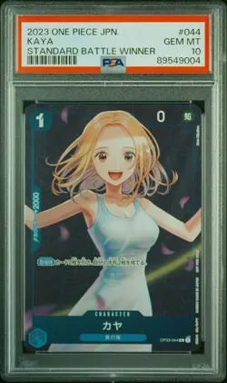 PSA 10 Kaya OP03-044 Standard Battle Winner Promo One Piece Cards Japanese Gem - Image 2