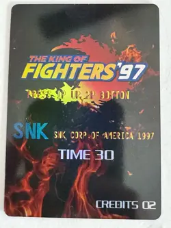 SNK-PK-013 The King Of Fighters ‘97 KO Perfect Collectible Card - Image 2