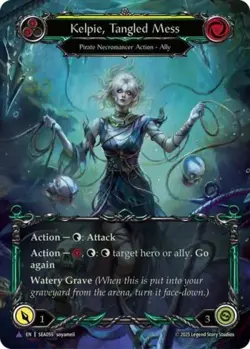 Flesh and Blood FAB Kelpie, Tangled Mess (Marvel) NM 1st EditionCold Foil - Image 1