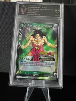 Dragon Ball Super Card Game | Broly Dawn of the Rampage Judge LV2 | GEM MINT 9.5 - Image 1