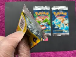 1st Edition DUTCH Base Set open packs x 3 - NO Cards - Image 2