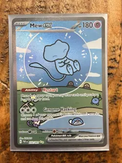 Pokemon TCG Bubble Mew EX Paldean Fates Holo Card 232/091 - Image 1