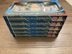 Lot of 5-Pokemon Trading Card Game Snorlax ex Blissey ex Special Collection Box - Image 1