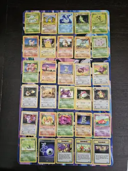Pokemon Base Set/Jungle/Team Rocket Vintage Lot Of 30 Cards MP-NM - Image 1