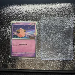 Cleffa SVP 037 Promo Pre Release Obsidian Flames Stamped Holo Pokemon TCG Card - Image 1