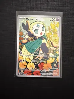Pokemon TCG Meloetta MEP 026 Mega Battle Deck Black Star Promo Card - NM - Image 1