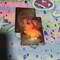 Aggravated Assault Full Art Foil Play Test Mtg Card Fate Gilgamesh - Image 1