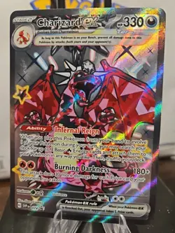 SVP 074 Charizard EX - Paldean Fates Promo English Rare - Pokemon Card TCG - VGC - Image 1