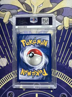 1st Edition Shadowless Imposter Professor Oak 73/102 Base Set Pokemon Card PSA 7 - Image 2