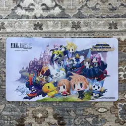 Final Fantasy Trading Card Game Play Mat 2017 Championship Mouse Pad Cloud FF7 - Image 1