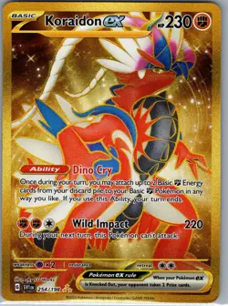 Koraidon ex 254/198 SV01: Scarlet & Violet Base Set - Pokemon Card - NM - Image 1