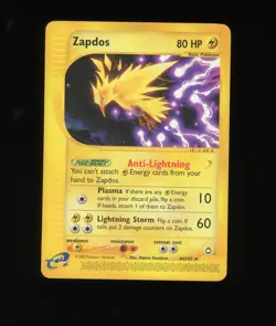 Zapdos 44/147 Aquapolis Pokemon Card 2002 Rare - Image 1
