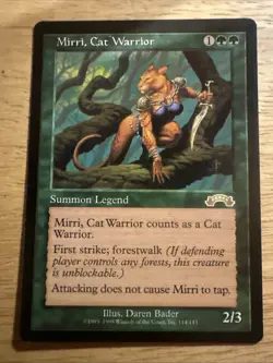 MTG Mirri, Cat Warrior x1 LP ~Exodus (Magic the Gathering)*Free Shipping* - Image 1