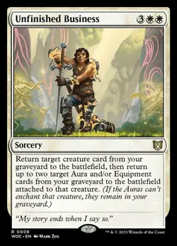 Near Mint, English - 1 x MTG Unfinished Business Commander: Wilds of Eldraine - Image 1