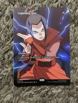 Lightning Bolt (Borderless) - Avatar: The Last Airbender: Eternal-Legal- (Foil) - Image 1
